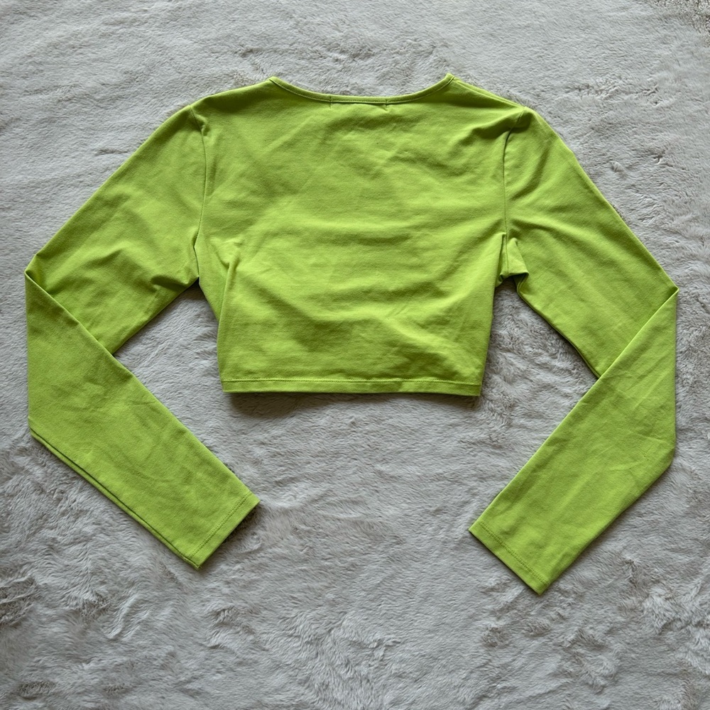 Urban Outfitters Green Crop Top - Picture 3 of 3